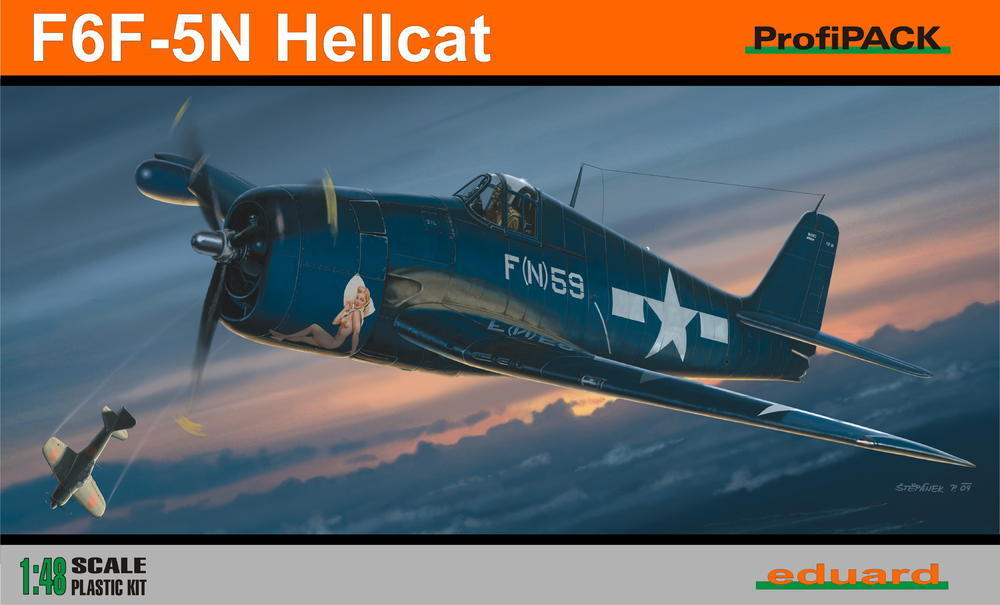 Eduard 1/48 F6F-5N Nightfighter Plastic Model Kit