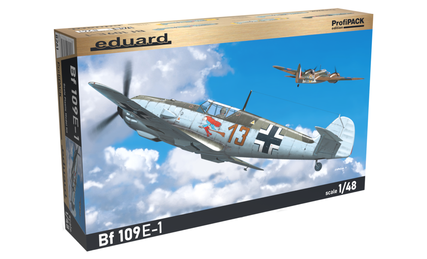 ED08261 Eduard 1/48 Bf 109E-1 Plastic Model Kit [8261] Eduard
