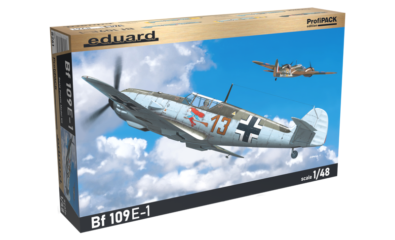 ED08261 Eduard 1/48 Bf 109E-1 Plastic Model Kit [8261]