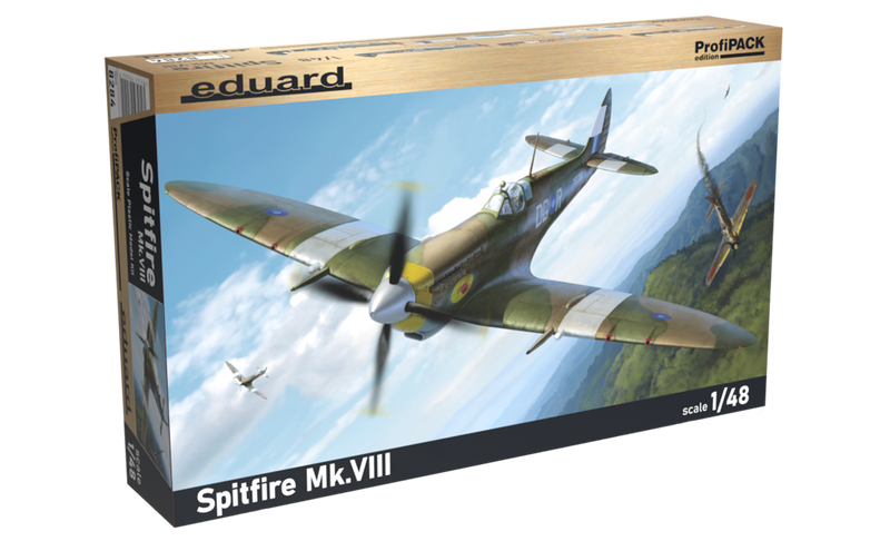 ED08284 Eduard 1/48 Spitfire Mk.VIII Profipack Plastic Model Kit. RAAF Decals