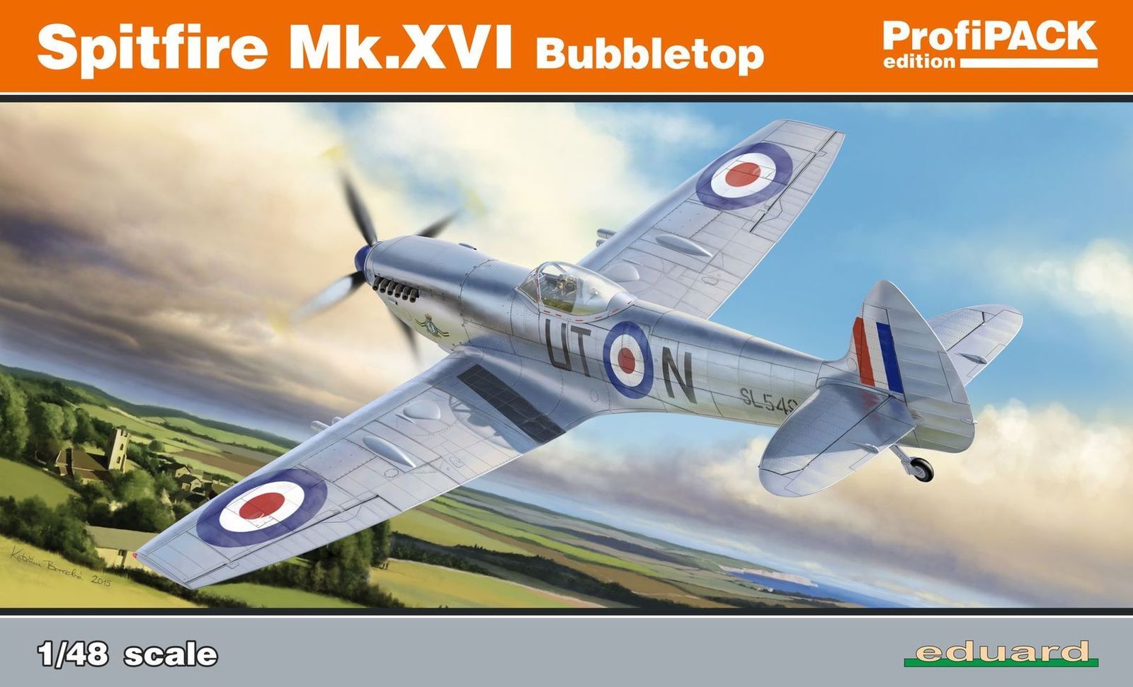 Eduard 1/48 Spitfire Mk.XVI Bubbletop Plastic Model Kit