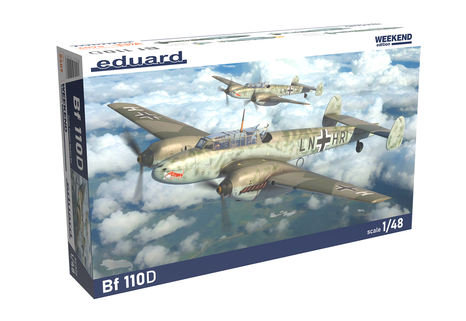 Eduard 1/48 Bf 110D Plastic Model Kit