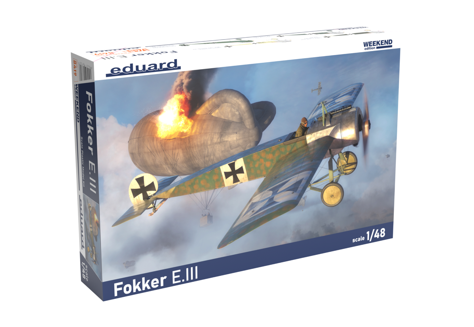 Eduard 1/48 Fokker E.III Plastic Model Kit