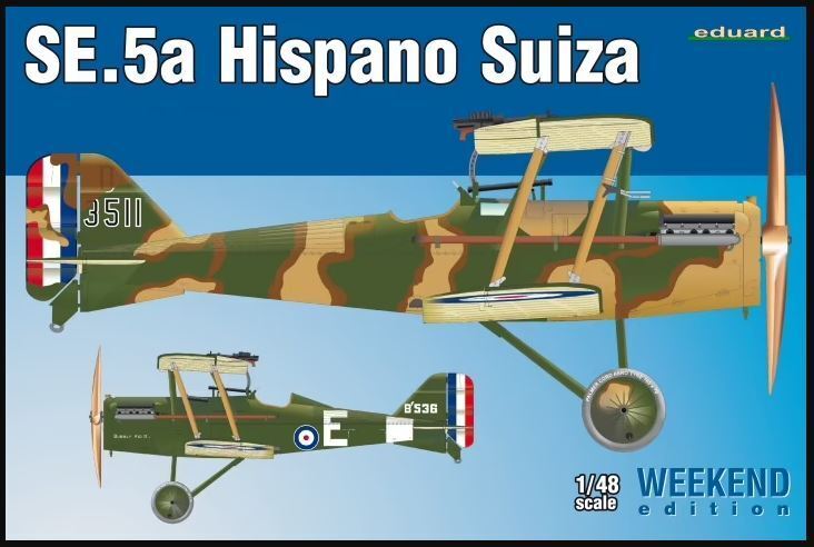 Eduard 1/48 SE.5a Hispano Suiza Plastic Model Kit