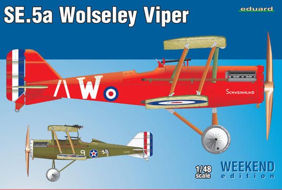 Eduard 1/48 SE.5a Wolseley Viper Plastic Model Kit