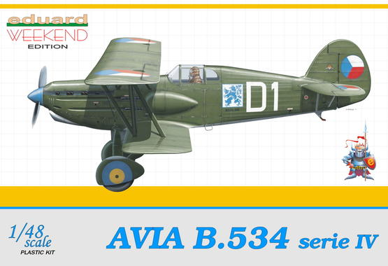 ED08475 Eduard 1/48 Avia B-534 IV serie Plastic Model Kit