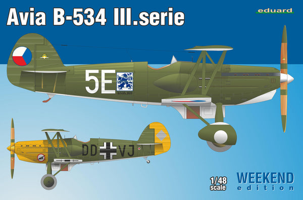 ED08478 Eduard 1/48 Avia B-534 III.serie Plastic Model Kit