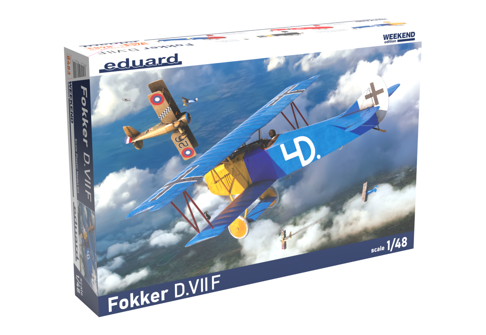 Eduard 1/48 Fokker D.VIIf Plastic Model Kit