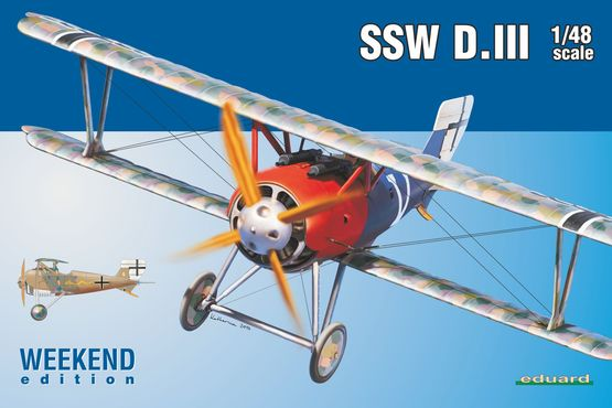 ED08484 Eduard 1/48 SSW D.III Plastic Model Kit Eduard