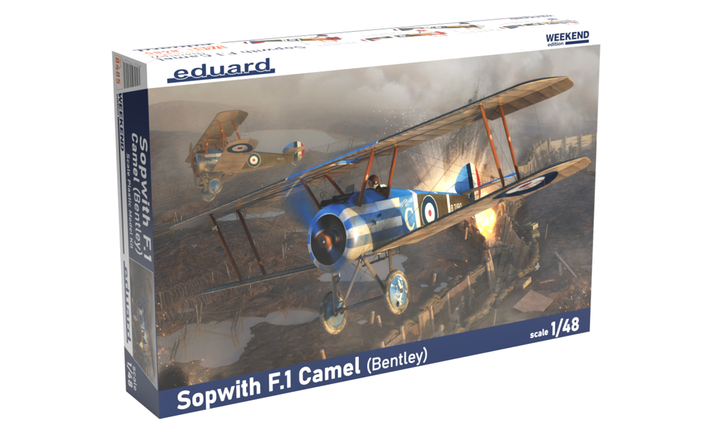 ED08485 Eduard 1/48 Sopwith F.1 Camel (Bentley) Plastic Model Kit [08485] Eduard