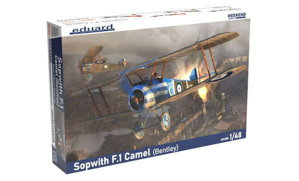 ED08485 Eduard 1/48 Sopwith F.1 Camel (Bentley) Plastic Model Kit [08485]