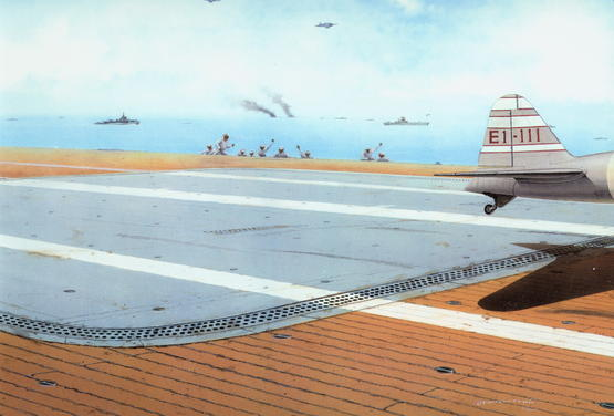 ED08803 Eduard 1/48 IJN Aircraft Carrier Deck WWII Plastic Model Kit Eduard