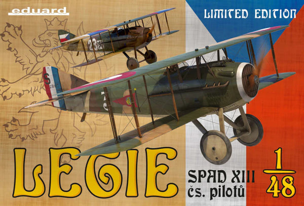 ED11123 Eduard 1/48 Legie - SPAD XIII cs. pilotu Plastic Model Kit