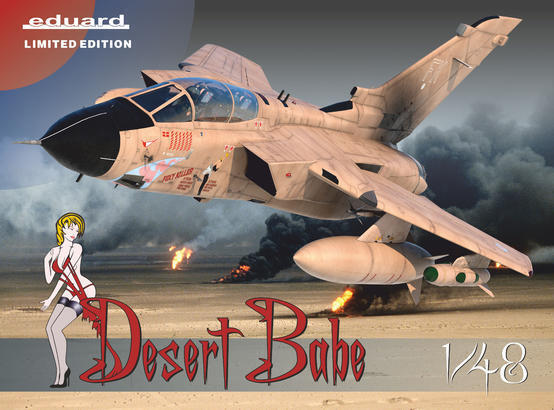 ED11136 Eduard 1/48 Tornado GR.1 Desert Babe Limited edition Plastic Model Kit Eduard
