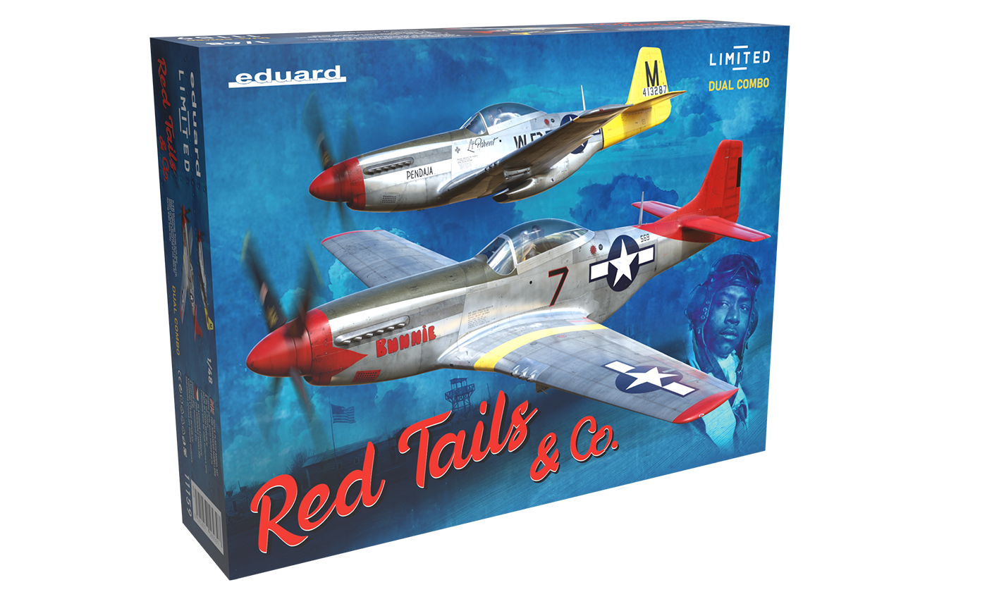 ED11159 Eduard 1/48 Red Tails & Co. Dual Combo Plastic Model Kit [11159] Eduard