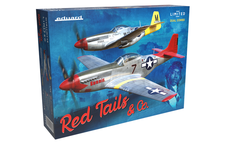 ED11159 Eduard 1/48 Red Tails & Co. Dual Combo Plastic Model Kit [11159]