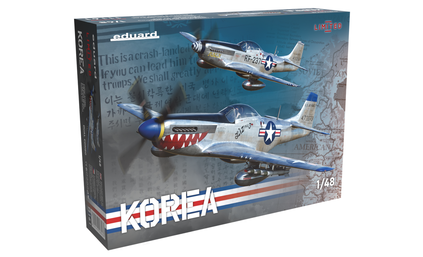 ED11161 Eduard 1/48 P-51 Korea Dual Combo Limited Edition Plastic Model Kit [11161] Eduard