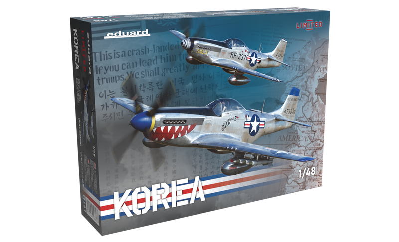 ED11161 Eduard 1/48 P-51 Korea Dual Combo Limited Edition Plastic Model Kit [11161]