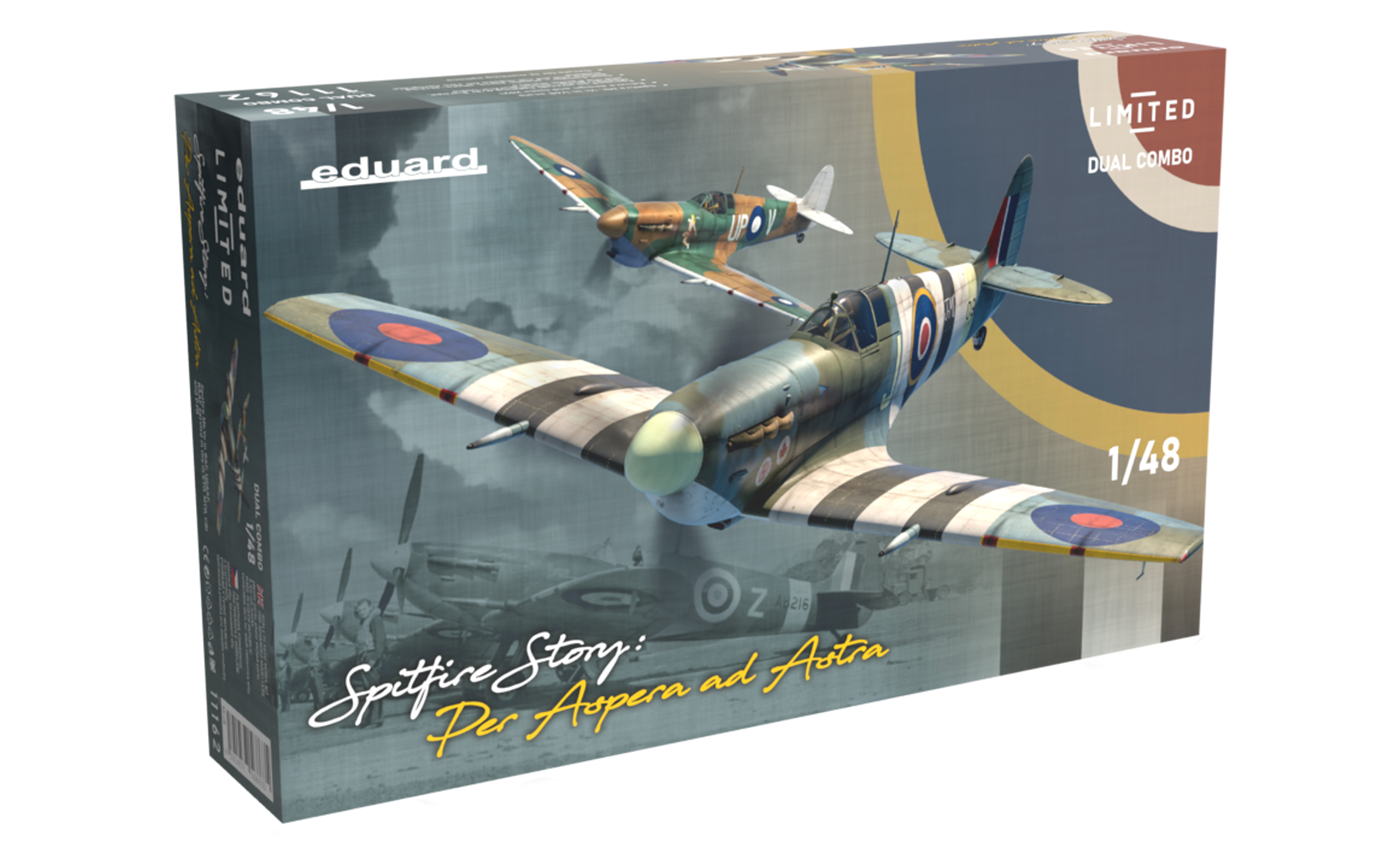 ED11162 Eduard 1/48 SPITFIRE STORY: Per Aspera ad Astra DUAL COMBO Plastic Model Kit *Aust Decals*[11162] Eduard
