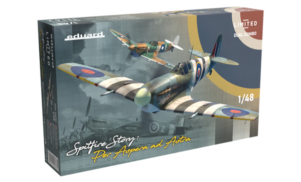 ED11162 Eduard 1/48 SPITFIRE STORY: Per Aspera ad Astra DUAL COMBO Plastic Model Kit *Aust Decals*[11162]