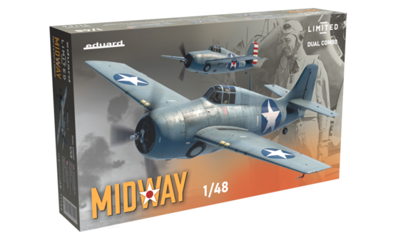 ED11166 Eduard 1/48 MIDWAY DUAL COMBO Limited edition Plastic Model Kit [11166] Eduard