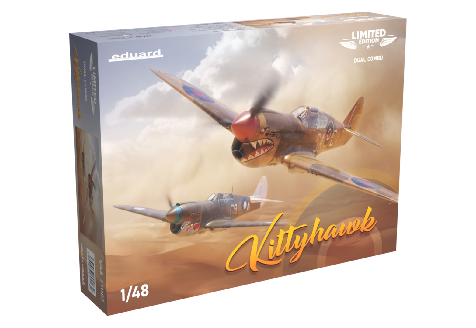 Eduard 1/48 Kittyhawk Dual Combo Plastic Model Kit *Aust Decals*