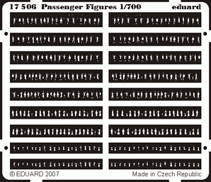 ED17506 Eduard 1/700 Passengers Figures Photo etched parts Eduard