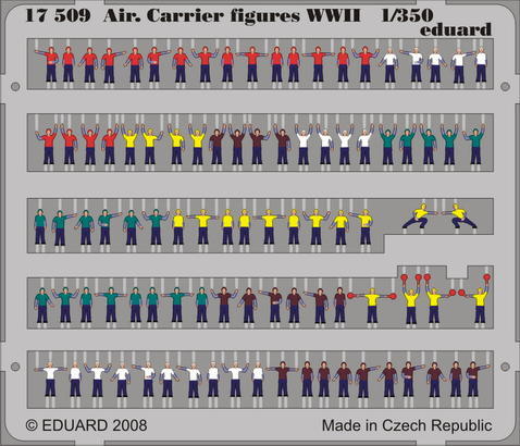 ED17509 Eduard 1/350 Air.Carrier Figures WWII Photo etched parts Eduard