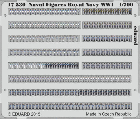 ED17530 Eduard 1/700 Naval Figures Royal Navy Photo etched parts Eduard