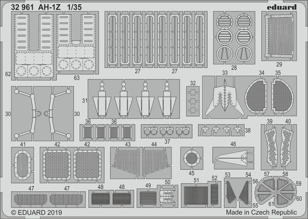 ED32961 Eduard 1/35 AH-1Z pho-etch (ACADEMY) Eduard