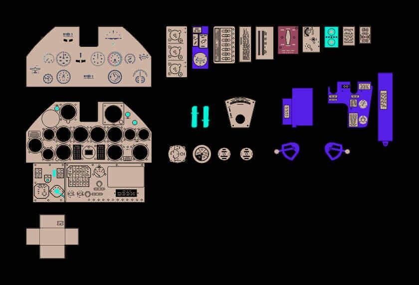 Eduard 1/32 P-40F Photo-etch set (Trumpeter)