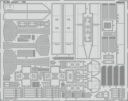 ED36465 Eduard 1/35 Jackal 1 Photo etched set Eduard
