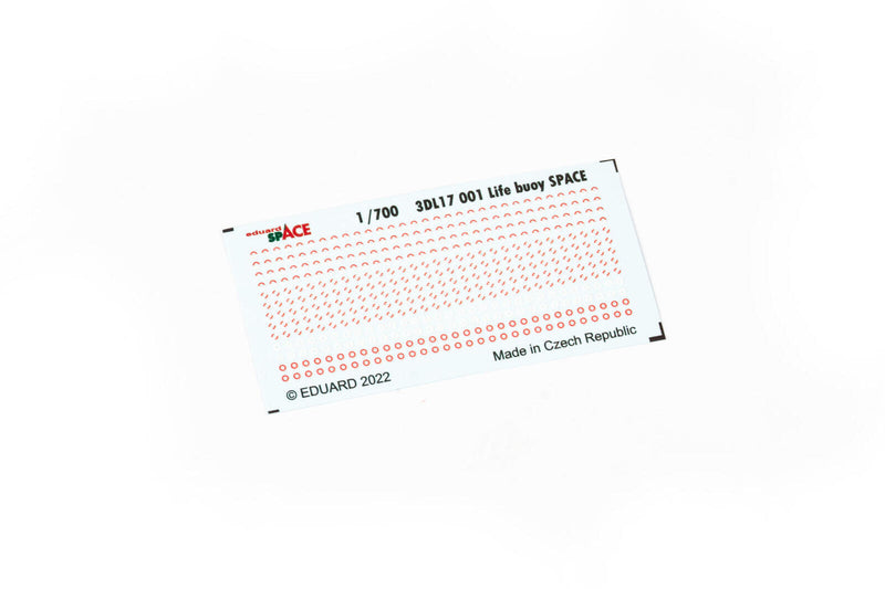 ED3DL17001 Eduard 1/700 Life buoy Space 3D Decals [3DL17001] Eduard