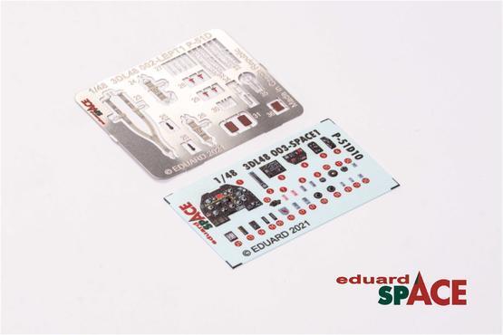 ED3DL48003 Eduard 1/48 P-51D-10 SPACE 3D Decals Eduard