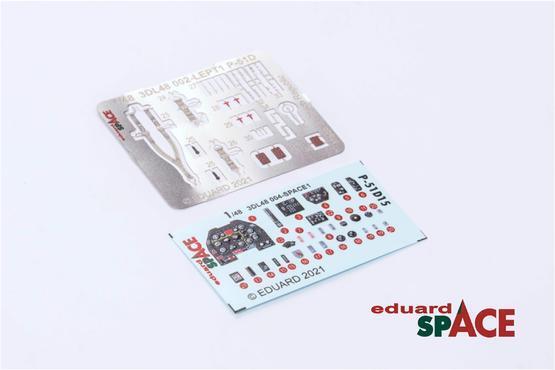ED3DL48004 Eduard 1/48 P-51D-15+ SPACE 3D Decals Eduard