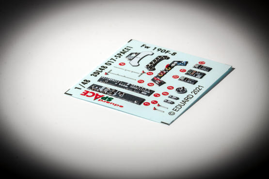 ED3DL48017 Eduard 1/48 Fw 190F-8 SPACE 3D Decals Eduard