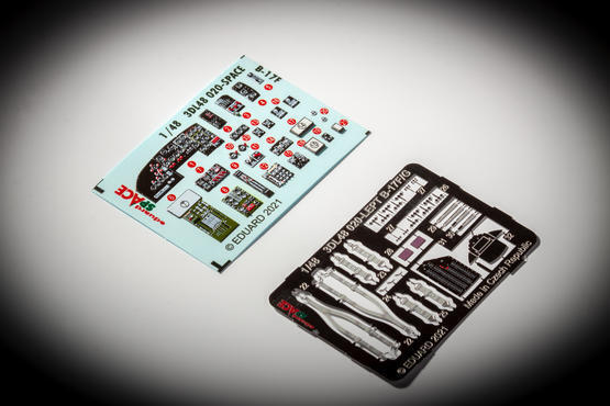 ED3DL48020 Eduard 1/48 B-17F SPACE 3D Decals Eduard