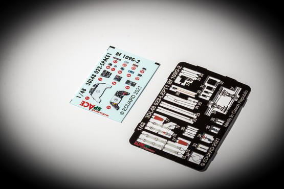 ED3DL48022 Eduard 1/48 Bf 109G-2 SPACE 3D Decals Eduard