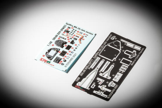 ED3DL48029 Eduard 1/48 Spitfire Mk.IXc late version Space3D Decals