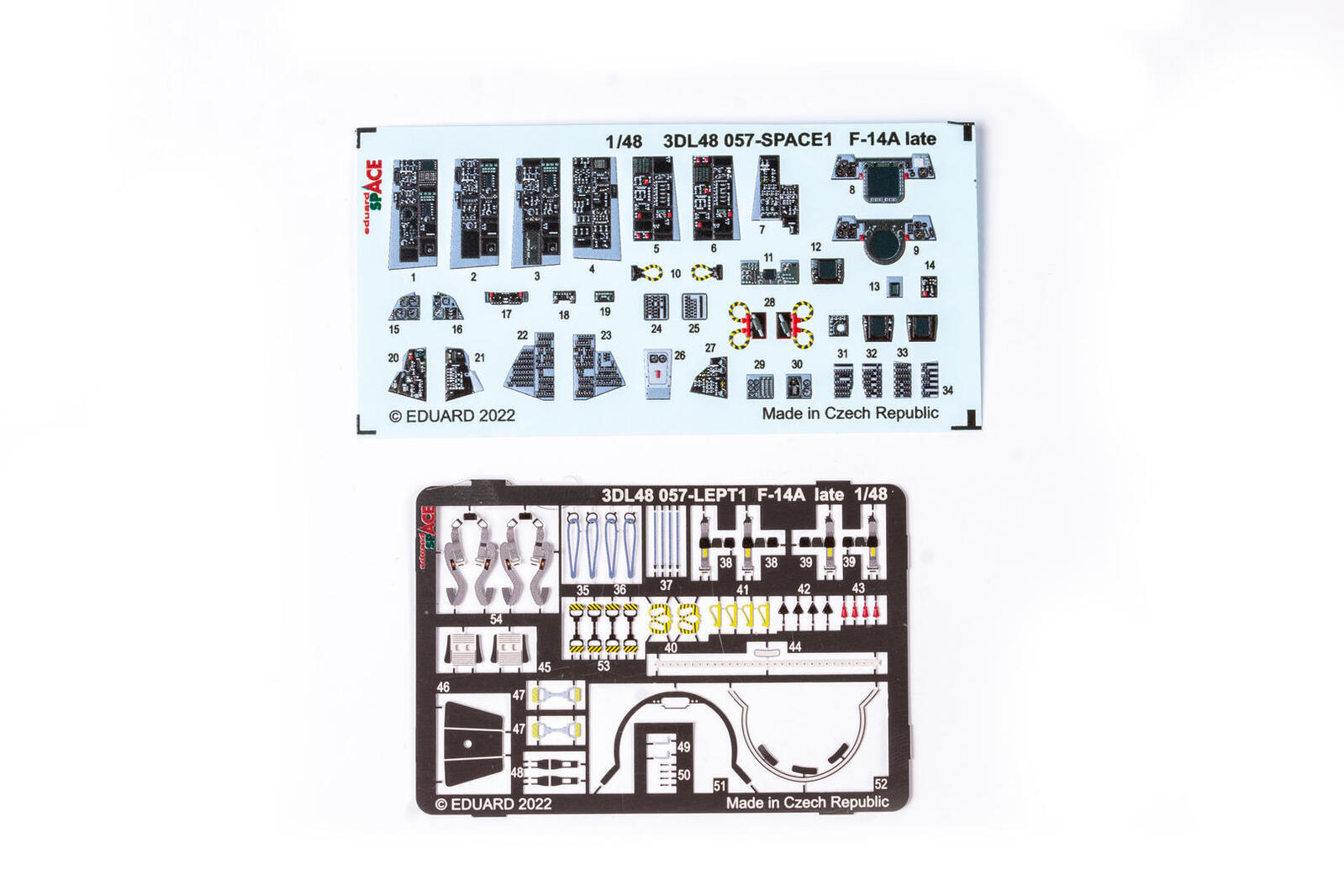 ED3DL48057 Eduard 1/48 F-14A late Space Decals for Tamiya [3DL48057] Eduard
