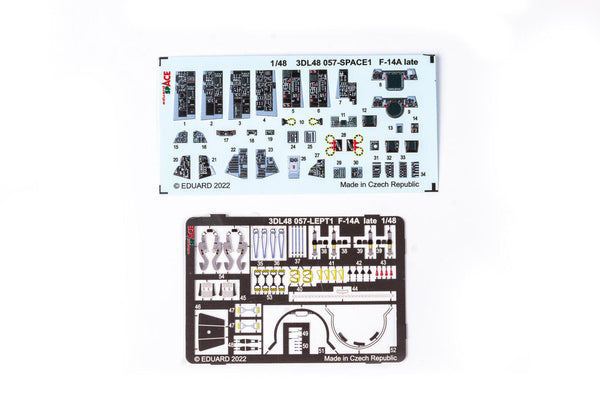 ED3DL48057 Eduard 1/48 F-14A late Space Decals for Tamiya [3DL48057]