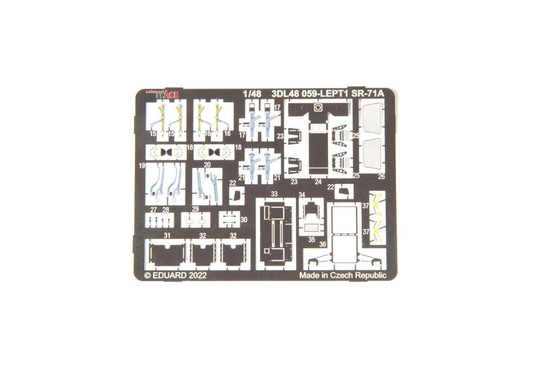 ED3DL48059 Eduard 1/48 SR-71A (Revell) Space Decals [3DL48059]