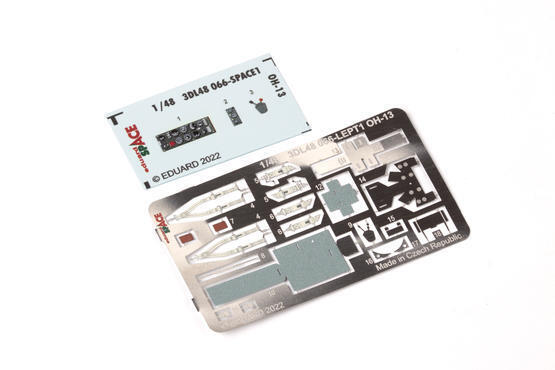 ED3DL48066 Eduard 1/48 OH-13 (Italeri) Space Decals [3DL48066] Eduard