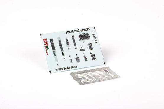 ED3DL48083 Eduard 1/48 F-86F-40 Sabre Space 3D Decals [3DL48083]