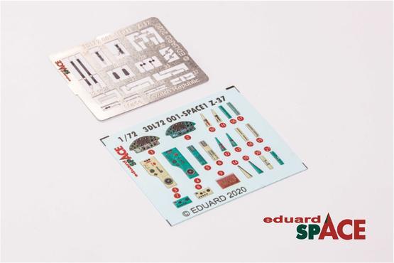 ED3DL72001 Eduard 1/72 Z-37 3D Decals Eduard