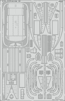 ED481070 Eduard 1/48 CH-47A rear ramp (Hobbyboss) [481070] Eduard