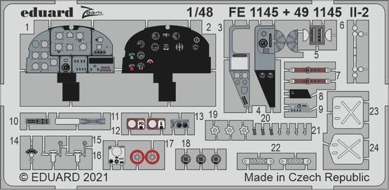 Eduard 1/48 IL-2 Photo etched parts