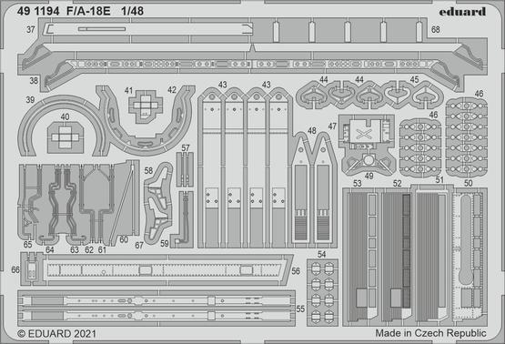 ED491194 Eduard 1/48 F/A-18E Photo etched set Eduard