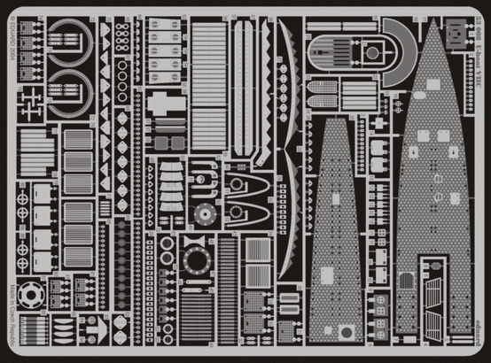 ED53008 Eduard Revell 1/72 U-boat VIIC Photo etched parts