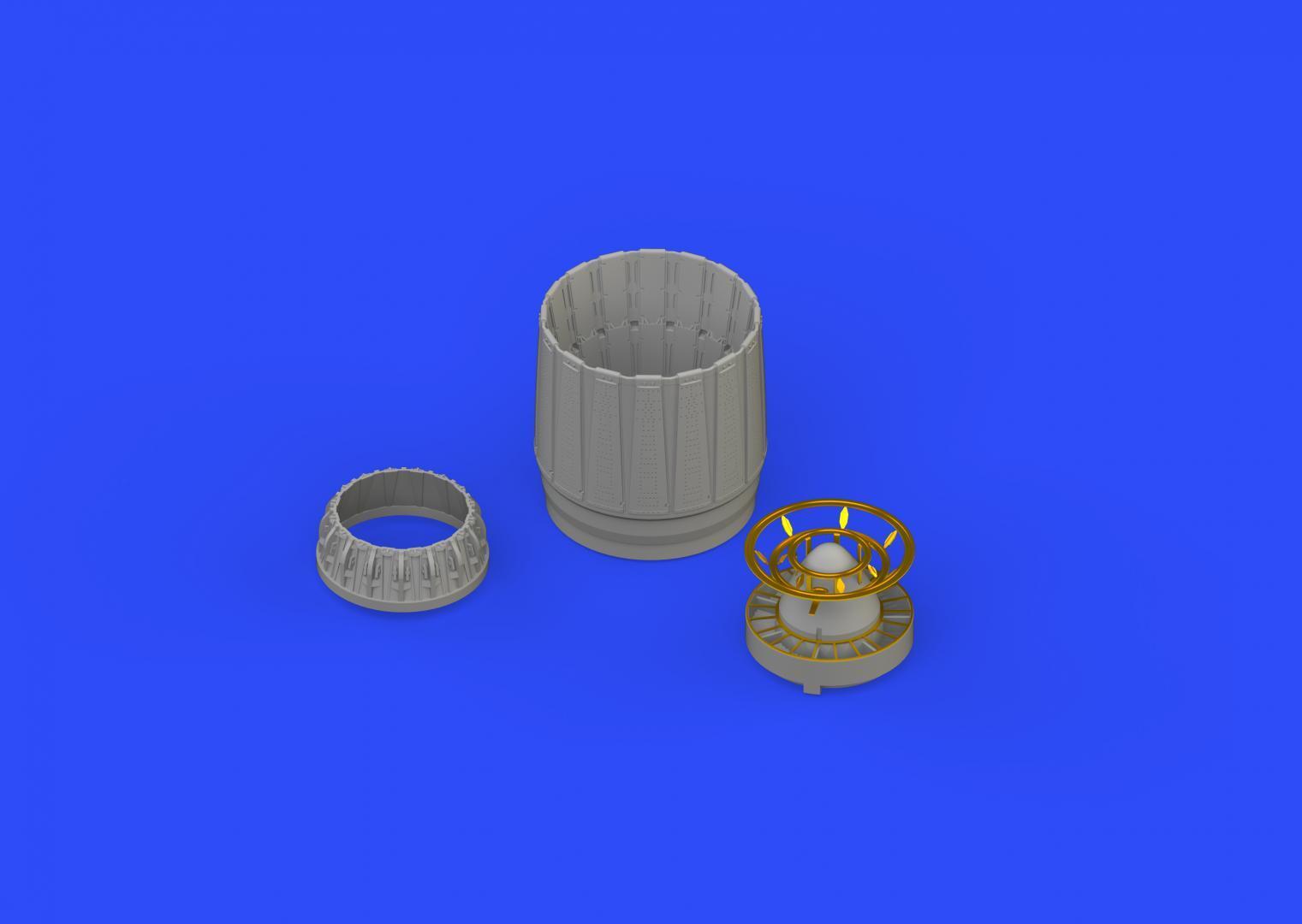 ED648314 Eduard 1/48 F-4J exhaust nozzles Eduard